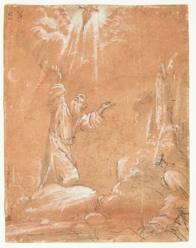 Die Stigmatisation des Heiligen Franz von Assisi von Guercino