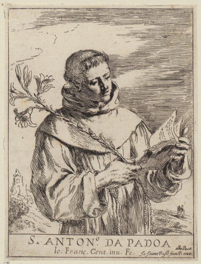 Heiliger Antonius von Padua von Guercino