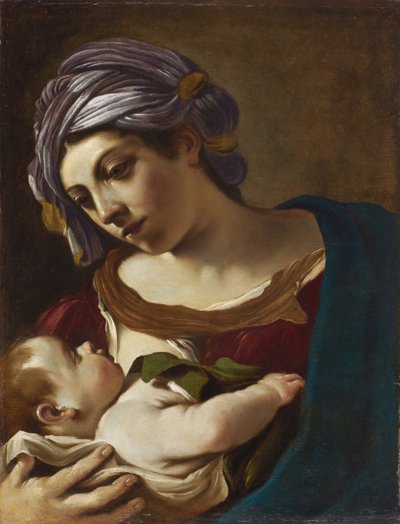 Madonna und Kind von Guercino