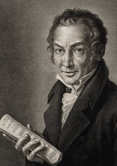 Porträt des Komponisten Nicola Antonio Zingarelli 1752-1837, 1816 von Guglielmo Morghen