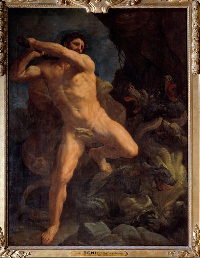 Herkules besiegt die Hydra von Lerna von Guido Reni