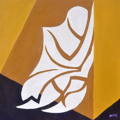 (ist das nicht wo...) Studie für Figur an der Wand, 2015 von Guilherme Pontes