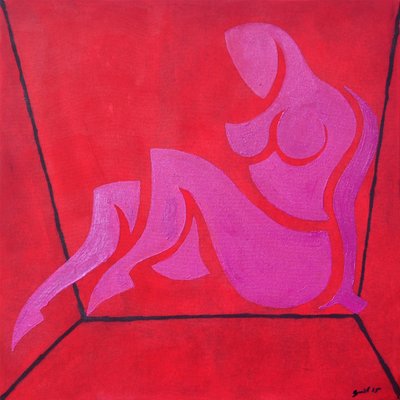 Studie für Figur im kubischen Raum, 2015 von Guilherme Pontes