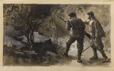 Kennybol und Guldon Stayper, ca. 1889 von Guillaume Albert Demarest