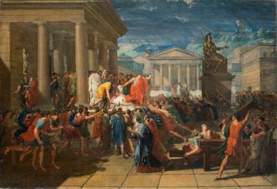 Der Tod Cäsars von Guillaume Guillon Lethière