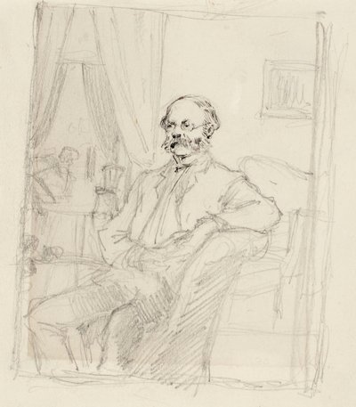 Direktor C. A. Zitting, Porträtstudie von Gunnar Berndtson