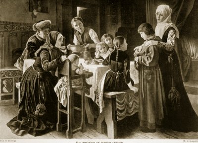Die Jugend von Martin Luther, Illustration aus 