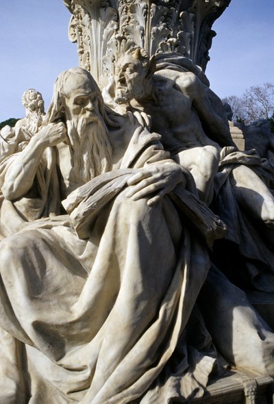 Denkmal für Goethe im Park der Villa Borghese (Detail) von Gustav Heinrich Eberlein