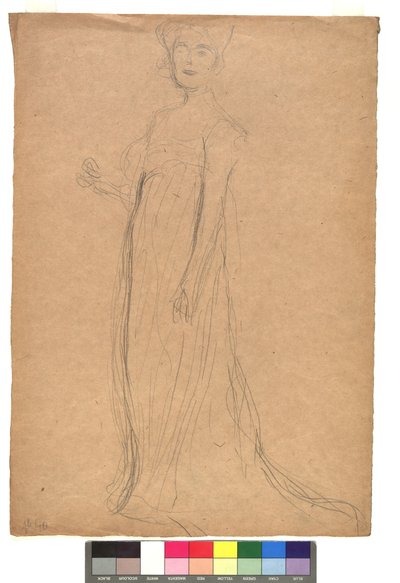 Studie zu einem Damenporträt von Gustav Klimt