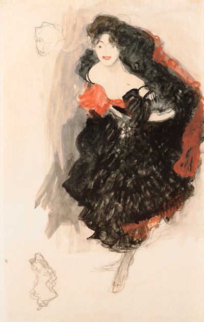 Studie für Judith II von Gustav Klimt
