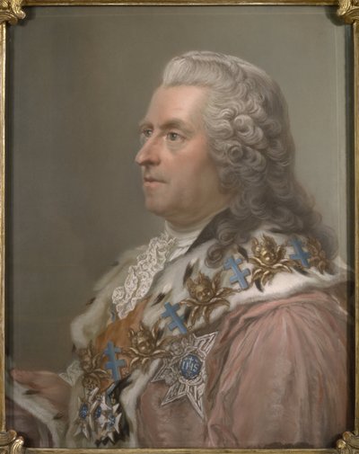 Porträt von Graf Carl Gustaf Tessin von Gustav Lundberg