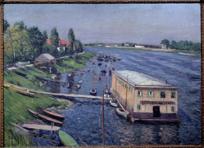 Bootsgarage in Argenteuil von Gustave Caillebotte