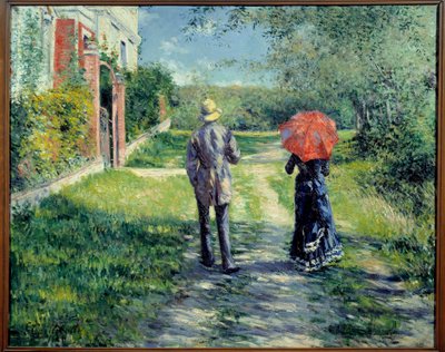 Pfad hinauf von Gustave Caillebotte