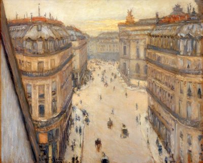 Rue Halévy, Blick aus dem sechsten Stock von Gustave Caillebotte