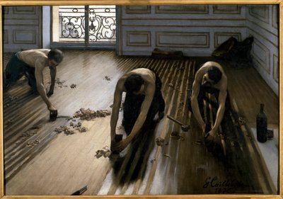 Die Bodenschaber von Gustave Caillebotte