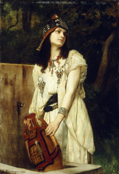 Eine Frau mit einer Urne, 1888 von Gustave Clarence Rodolphe Boulanger