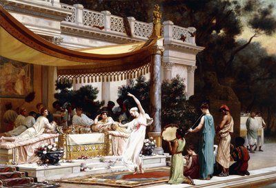 Angenehme Stunden im Haus Lucullus, 1977 von Gustave Clarence Rodolphe Boulanger