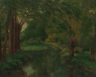 Ein Bach in einer Lichtung von Gustave Courbet
