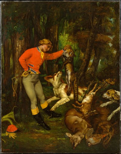Nach der Jagd von Gustave Courbet