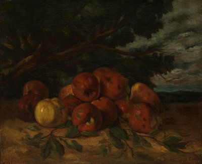 Apfelstillleben von Gustave Courbet