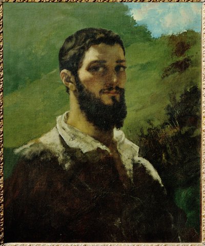 Selbstporträt von Gustave Courbet