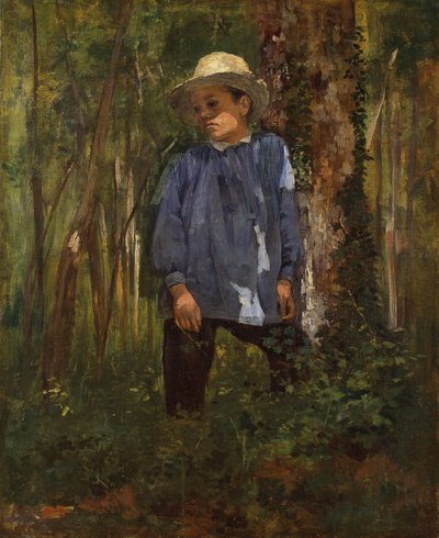 Junge im Wald, ca. 1860 von Gustave Courbet