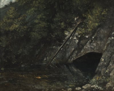 Landschaft bei La Source Bleue von Gustave Courbet