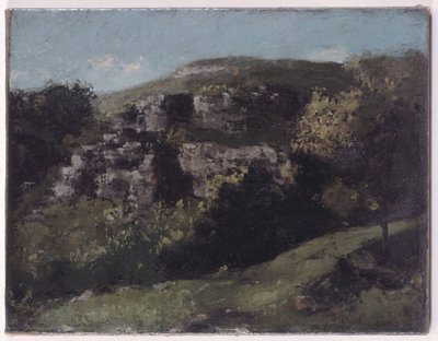 Felsen bei Ornans von Gustave Courbet