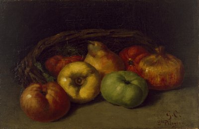 Stillleben mit Äpfeln, Birne und Granatäpfeln von Gustave Courbet