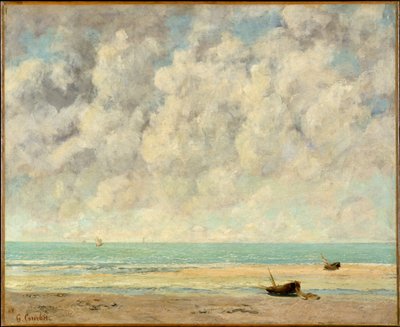Das ruhige Meer von Gustave Courbet