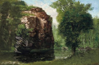 Der stille Fluss von Gustave Courbet