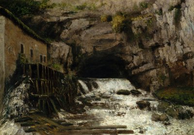 Die Quelle der Loue, 1864 von Gustave Courbet
