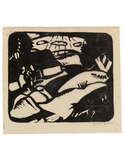 Landschaft oder Landschaft mit Hof von Gustave de Smet