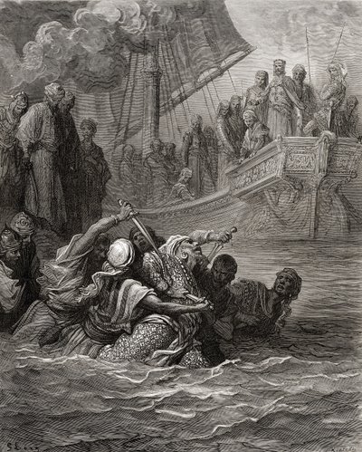 Tod von Almoadam, Illustration aus 