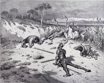 Don Quixotes Moralisieren über Undankbarkeit, aus 