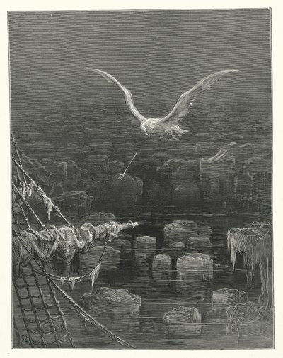 Gustave Doré Illustration für Coleridges Rime of the Ancient Mariner (Gravur) von Gustave Dore