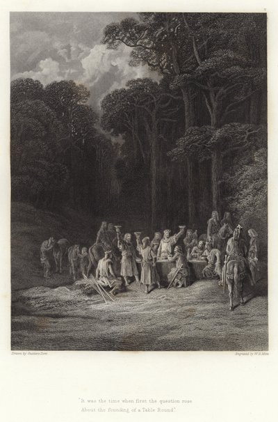 Illustration für Vivien von Alfred Tennyson von Gustave Dore