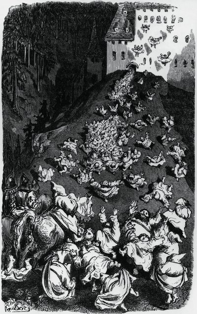 Illustration zu Sammlung humorvoller Geschichten von Gustave Dore