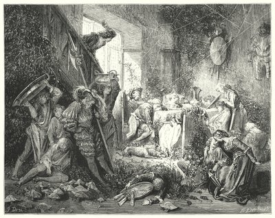 Dornröschen (Stich) von Gustave Dore