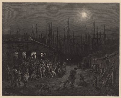 London Docklands von Gustave Dore