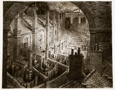 Über London - Mit der Eisenbahn, aus 
