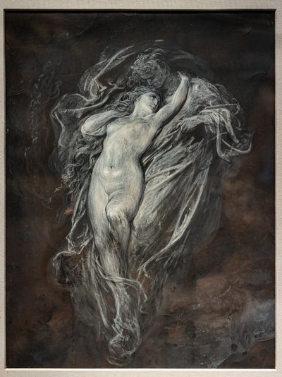 Paolo und Francesca da Rimini in der Hölle, vor 1861 von Gustave Dore