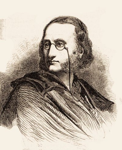 Porträt von Jacques Offenbach 1819-1880, 1860 von Gustave Dore