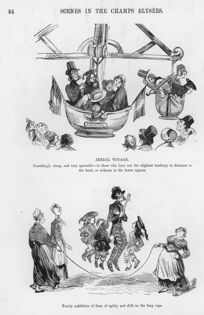 Humorvolle und groteske Skizzen von Gustave Doré (Gravur) von Gustave Dore