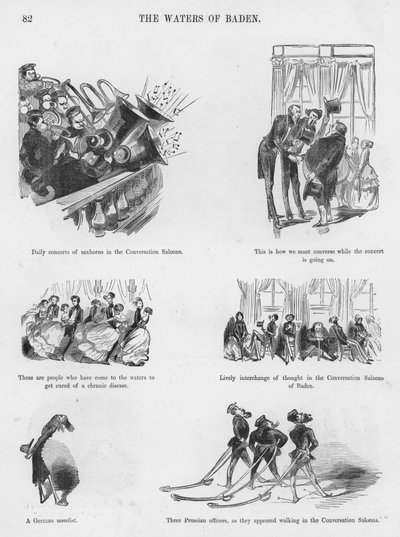 Humorvolle und groteske Skizzen von Gustave Doré (Gravur) von Gustave Dore