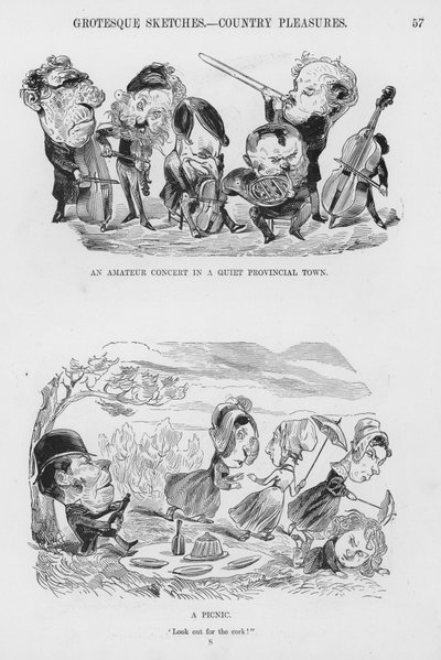 Humorvolle und groteske Skizzen von Gustave Doré von Gustave Dore