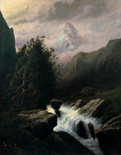 Sturm auf dem Cervin-Berg, 19. Jahrhundert von Gustave Dore