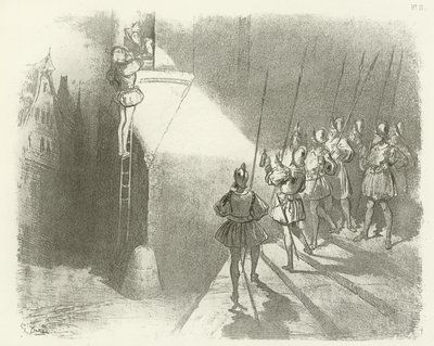 Überrascht von Wächtern - Herrschaft von Heinrich IV von Gustave Dore