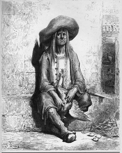 Die Gans, die goldene Eier legte - aus "Fabeln" von Jean de La Fontaine von Gustave Dore