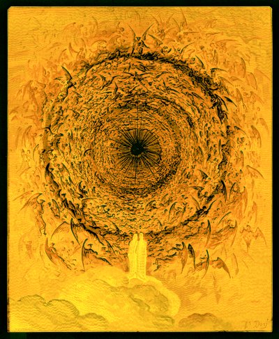 Die Vision des Empyreums, Illustration aus 